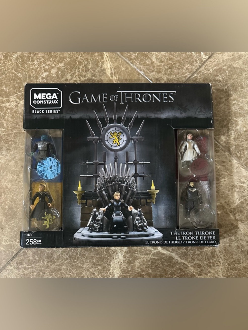 Mega Construx Game of Thrones Iron Throne Playset - Black